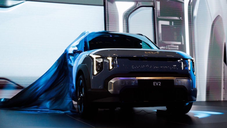Kia показала новый недорогой кроссовер EV2