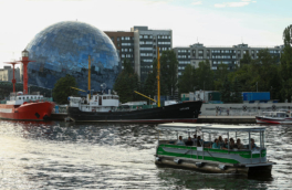 Корпус-шар Музея Мирового океана в Калининграде откроют в августе