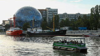 Корпус-шар Музея Мирового океана в Калининграде откроют в августе