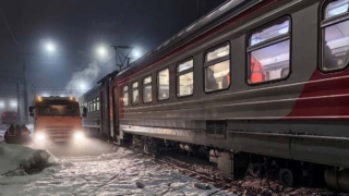 Вагон поезда сошел с рельсов в Новосибирске