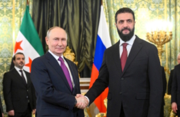 Путин поддержал усилия аш-Шараа по восстановлению территориальной целостности Сирии