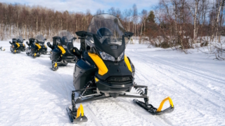 В Пермском крае пропала группа туристов на снегоходах