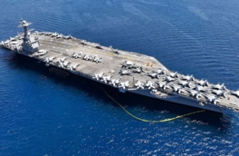 Пожар на авианосце USS Gerald Ford тушили более 30 часов