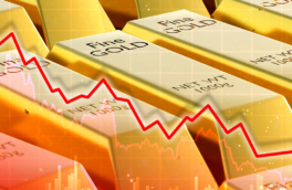 Стоимость золота опустилась ниже $4300