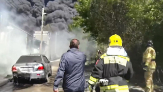 Пожар на нефтезаводе в Туапсе локализовали спустя сутки с лишним