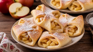 Минимум продуктов и никакой возни: нежнейшие творожные "платочки" с яблоками, которые не черствеют на следующий день