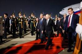 Владимир Путин прибыл в Китай с двухдневным визитом