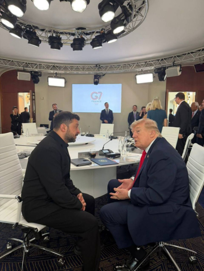 Зеленский Трамп G7