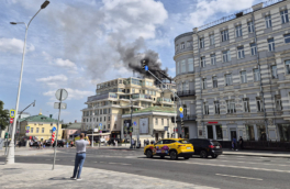 Площадь пожара в элитном ЖК в Москве выросла до 200 кв. метров
