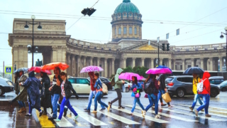 Суточный рекорд осадков обновлен в Петербурге