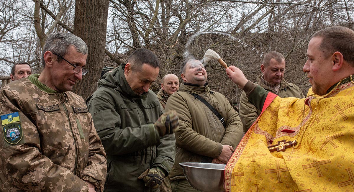 Православный военный капеллан украинские войска