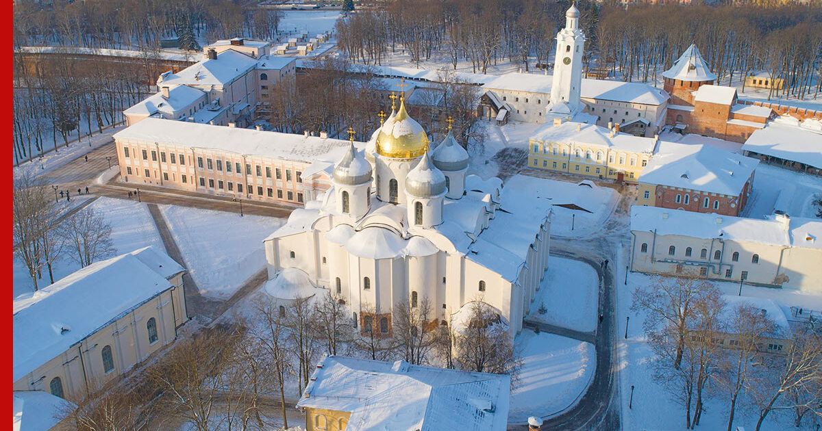 Софийский собор Великий Новгород зима